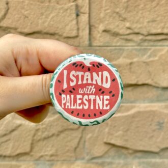 I Stand With Palestine - Pin Badge