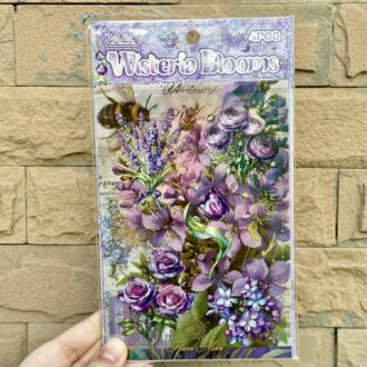Wisteria Blooms- Journaling Stickers (4PC)