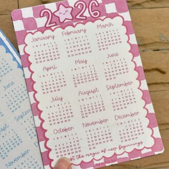 2026 PINK Magnetic Calendar - Magnet