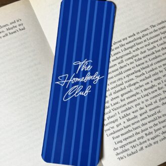 The Homebody Club - Bookmark (blue)