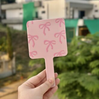 Pink Coquette Handheld Mirror - Mirror